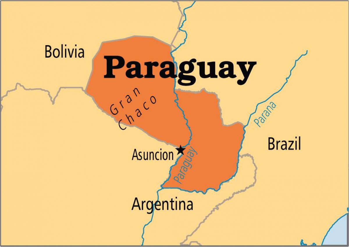 ibukota Paraguay peta